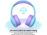 Thumbnail Purple Kids Bluetooth Headphones — Wireless Earbuds, gorsun