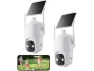 Thumbnail Wireless Outdoor Security Camera, 2K, 360° Pan/Tilt, 2 Pack — Security Camera, DZEES