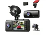 Thumbnail 3-Channel Dash Camera with 2.5K Front Camera and IR Night Vision — Dash Cam, Xelite