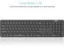 Thumbnail Full-Size Wireless Bluetooth Keyboard — Bluetooth Keyboard, Arteck