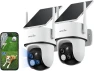 Thumbnail Wireless Outdoor Security Camera, Dual Lens, 2K, White, 2-Pack — Security Camera, Wansview