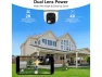 Thumbnail Wireless Outdoor Security Camera, Dual Lens, 2K, White, 2-Pack — Security Camera, Wansview