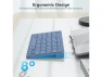 Thumbnail Blue Wireless Keyboard for MacBook Pro, MacBook Air, and iMac — Bluetooth Keyboard, OMOTON