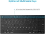 Thumbnail Bluetooth Keyboard for iPad, iPad Pro, iPad Air, iPad Mini, and iPhone — Bluetooth Keyboard, OMOTON