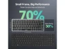 Thumbnail Wireless Computer Keyboard — Bluetooth Keyboard, TECKNET