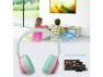 Thumbnail Foldable Bluetooth Headphones with Microphone and Volume Control — Wireless Earbuds, Riwbox