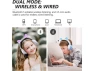 Thumbnail Wired and Wireless Cat-Ear Headphones — Wireless Earbuds, Trisvision