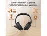 Thumbnail Wireless Bluetooth 5.0 Headset with AI-Powered Noise-Cancelling Microphone — Wireless Earbuds, EKSA