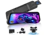 Thumbnail 9.66-inch Rear-View Mirror Dash Camera with 64GB Card — Dash Cam, Trisvision