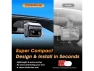 Thumbnail 4K Front-and-Rear Dash Camera — Dash Cam, DDPAI