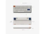 Thumbnail 75% Low-Profile Wireless Mechanical Keyboard — Bluetooth Keyboard, MelGeek