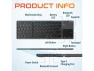 Thumbnail Foldable Bluetooth Keyboard with Touchpad — Bluetooth Keyboard, Delton