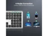 Thumbnail Rechargeable Full-Size Wireless Keyboard — Bluetooth Keyboard, TECKNET