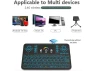 Thumbnail Wireless Keyboard with Touchpad and Colorful Backlighting — Bluetooth Keyboard, Trisvision