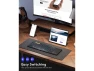 Thumbnail Foldable Bluetooth Keyboard with Touchpad, Full-Size, Black — Bluetooth Keyboard, Samsers