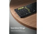 Thumbnail Foldable Bluetooth Keyboard with Touchpad, Full-Size, Black — Bluetooth Keyboard, Samsers