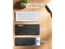 Thumbnail Full-Size Foldable Bluetooth Keyboard with PU Leather Cover — Bluetooth Keyboard, Samsers