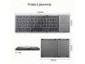 Thumbnail Grey Foldable Bluetooth Keyboard — Bluetooth Keyboard, Guiheng