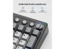 Thumbnail Wireless Mechanical Keyboard, 100% Full Size, 104 Keys, Carbon Black — Bluetooth Keyboard, SUNIVISION