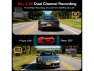 Thumbnail Front and Rear Dash Camera with 64GB Card — Dash Cam, SUNIVISION