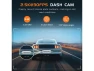 Thumbnail Front Dash Camera with WiFi, APP, WDR Night Vision, 24/7 Parking Monitor and 160° Wide Angle — Dash Cam, VEEMENT