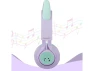 Thumbnail Wireless Headphones, Purple & Green, Cat Ear Design — Wireless Earbuds, Riwbox