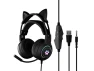 Thumbnail Cat-Ear Headphones — Wireless Earbuds, Gemdeck