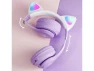 Thumbnail Purple Foldable Headset — Wireless Earbuds, Gemdeck