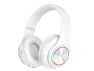 Thumbnail White Foldable Headphones — Wireless Earbuds, Gemdeck