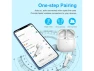 Thumbnail White Wireless Bluetooth Earbuds — Wireless Earbuds, KEHIPI