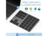 Thumbnail Wireless Numeric Keypad — Bluetooth Keyboard, KEHIPI