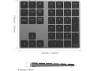 Thumbnail Wireless Numeric Keypad — Bluetooth Keyboard, KEHIPI