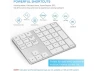 Thumbnail Wireless Numeric Keypad — Bluetooth Keyboard, KEHIPI