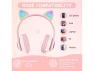 Thumbnail Wireless Bluetooth Headphones with Luminous Cat Ears — Wireless Earbuds, Gemdeck