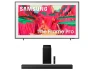With HW-B750F soundbar and subwoofer