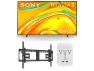 Thumbnail 98-Inch Mini LED LCD TV with Walts XXL-TILT-EXTENSION Mount and Amber Protection Surge Protector — Smart TV, Sony