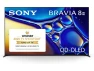 Thumbnail 55-inch Bravia 8 QD-OLED 4K television with power strip — Smart TV, Sony
