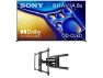 Thumbnail 65-inch OLED television bundle with full-motion mount — Smart TV, Sony