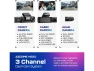 Thumbnail 3-Channel 4K Dash Camera — Dash Cam, AZDOME