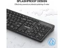 Thumbnail Full-Size Wireless Keyboard — Bluetooth Keyboard, TECKNET