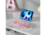 Thumbnail Pink-Colorful Retro Typewriter Computer Keyboard — Bluetooth Keyboard, UBOTIE