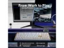 Thumbnail White Wireless Mechanical Keyboard — Bluetooth Keyboard, Keychron