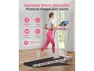 Thumbnail Foldable Treadmill with Incline, Handlebar, Wide Belt and LED Display — Connected Equipment, WELLFIT