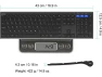 Thumbnail Full-Size Bluetooth Keyboard — Bluetooth Keyboard, Arteck