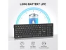 Thumbnail Full-Size Wireless Keyboard — Bluetooth Keyboard, TECKNET