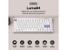 Thumbnail Low-Profile Mechanical Keyboard, White & Purple — Bluetooth Keyboard, EPOMAKER
