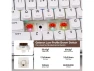 Thumbnail Low-Profile Mechanical Keyboard, White & Purple — Bluetooth Keyboard, EPOMAKER