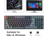 Thumbnail Mechanical Keyboard with RGB LED Backlighting — Bluetooth Keyboard, Keychron