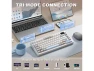 Thumbnail Wireless Mechanical Keyboard, 75% Layout, Beige — Bluetooth Keyboard, YUNZII