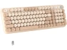 Thumbnail Wireless Retro Round Typewriter Keyboard — Bluetooth Keyboard, TUKO